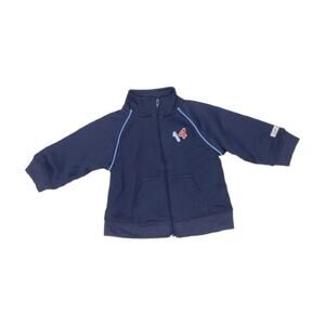 Small Wonders 14 Zip Up Track Jacket Baby Boy Size 6-9M Navy